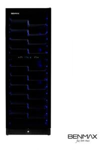 ADEGA BENMAX CLIMATIZADA DUALZONE BAC 119 GARRAFAS 127V PRETA 