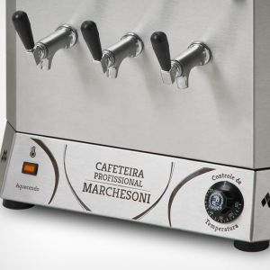 CAFETEIRA PROFISSIONAL 16 LT RESERVATORIO DUPLO DE 8L X 127V - MARCHESONI