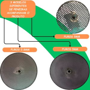 DESPOLPADEIRA DE FRUTAS 20L METVISA 127V