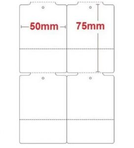 ETIQUETA TAG 50x75  c/1000