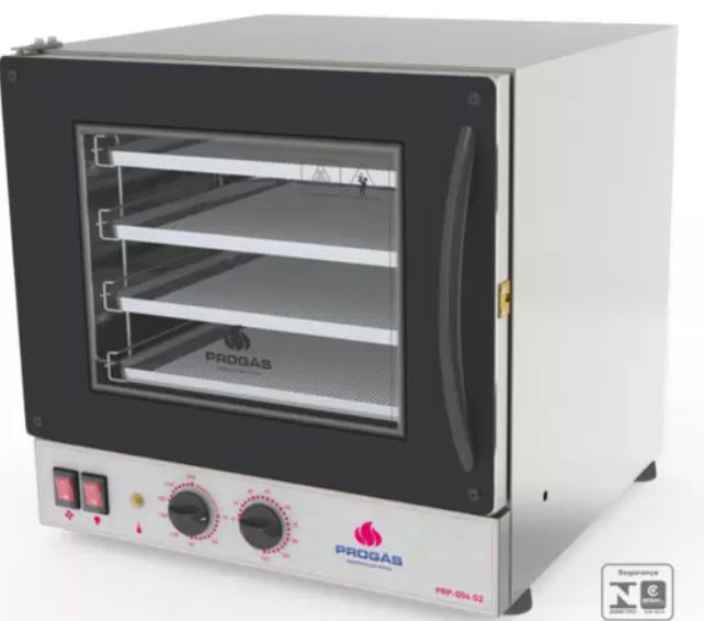 FORNO TURBO ELETRICO PRP-004 G2 127V PRETO PROGÁS