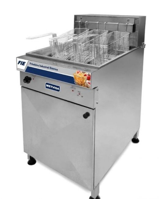 FRITADEIRA INDUSTRIAL ELETRICA  FIE 44L 380V -  METVISA