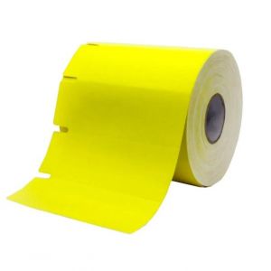 ETIQUETA ADESIVA PARA FRISO DE GONDOLA 70X30 AMARELO C/ SENSOR LATERAL ARGOX