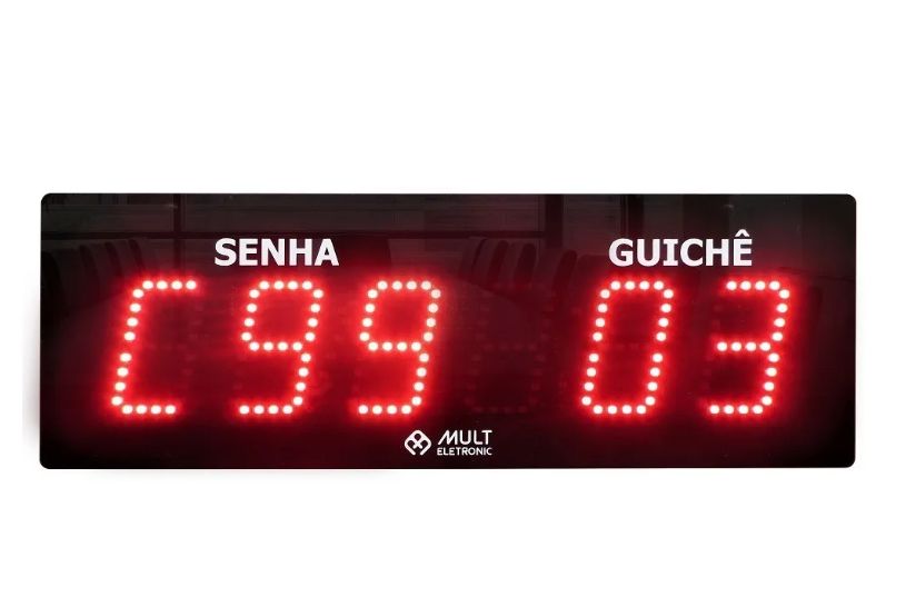 PAINEL SENHA GUICHE