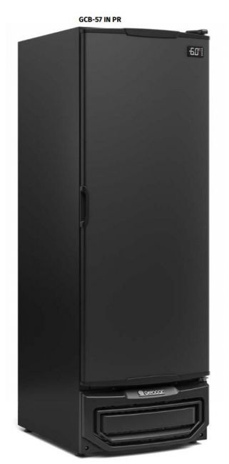 REFRIGERADOR VERTICAL CONVENIENCIA 1 PORTA FECHADA GCBC-45C/PRETA  220V 60Hz GELOPAR