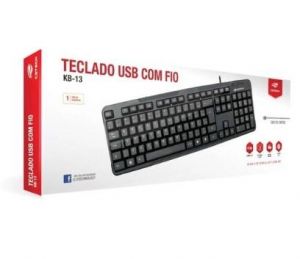 TECLADO C3TECH KB13BK USB PRETO